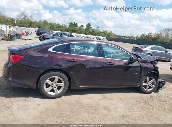 1G1ZB5ST2LF157061 2020 CHEVROLET MALIBU Бордовый Панорамный вид салона 360°