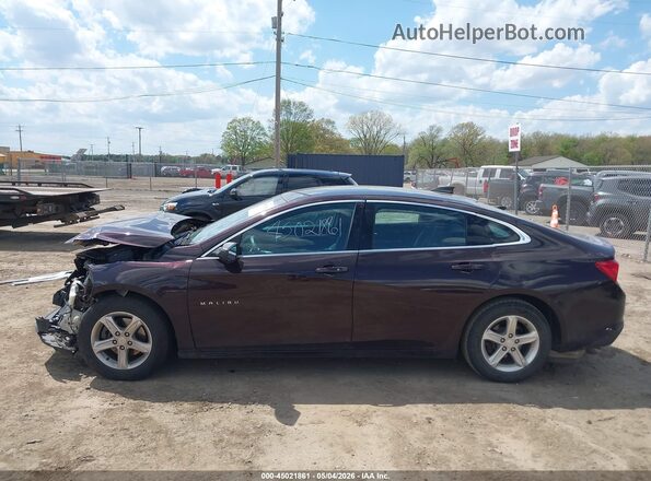 1G1ZB5ST2LF157061 2020 CHEVROLET MALIBU Бордовый 