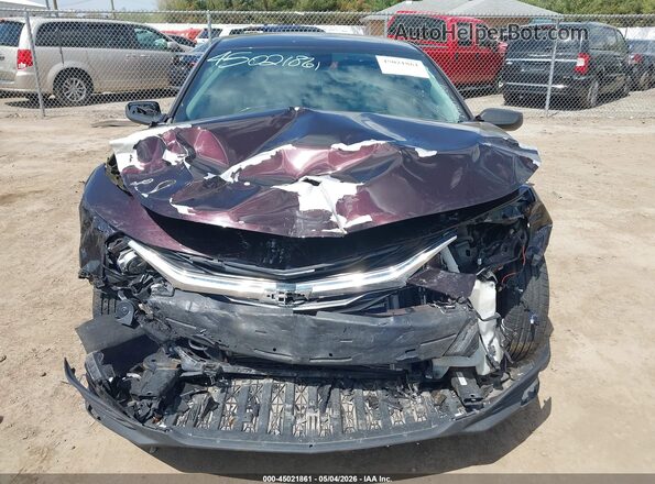 1G1ZB5ST2LF157061 2020 CHEVROLET MALIBU Бордовый Вид задней части салона