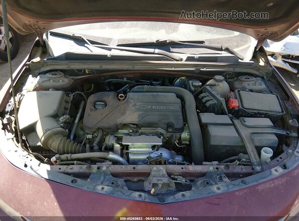 1G1ZB5ST3GF261807 2016 CHEVROLET MALIBU Бордовый Вид сзади