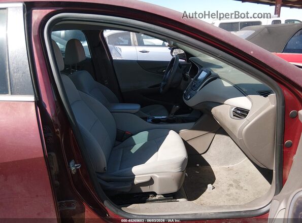 1G1ZB5ST3GF261807 2016 CHEVROLET MALIBU Бордовый Вид салона спереди