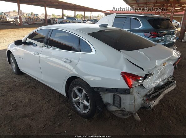1G1ZB5ST4GF296758 2016 CHEVROLET MALIBU White Rear left