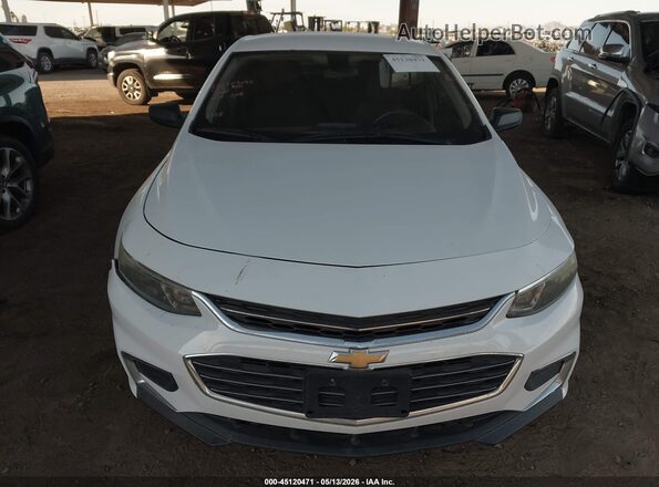 1G1ZB5ST4GF296758 2016 CHEVROLET MALIBU White Rear interior view