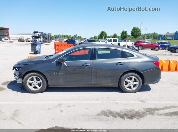 1G1ZB5ST4HF285521 2017 CHEVROLET MALIBU Gray 