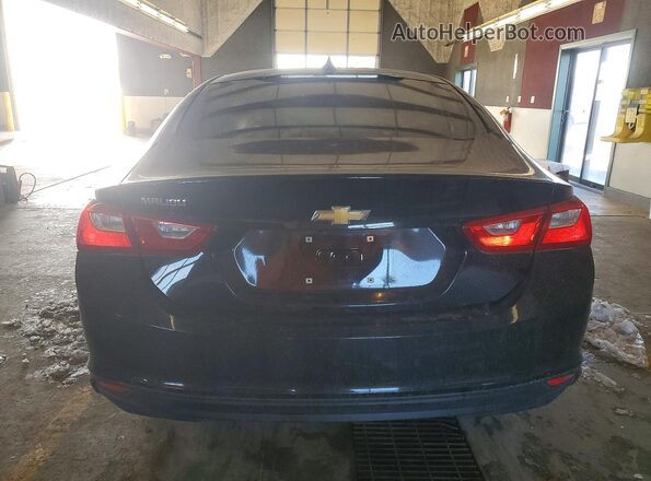 1G1ZB5ST4JF189295 2018 CHEVROLET MALIBU Black უკანა ხედი