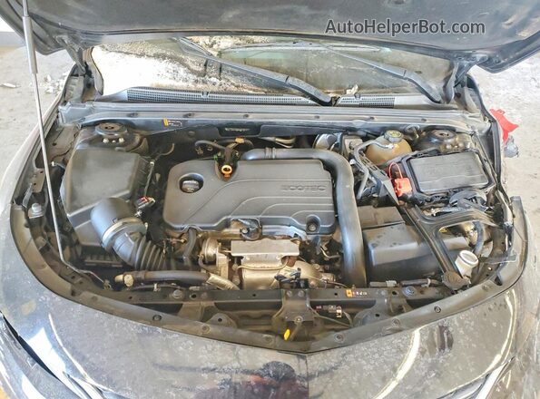 1G1ZB5ST4JF189295 2018 CHEVROLET MALIBU Black უკანა სალონის ხედი