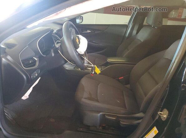 1G1ZB5ST4JF189295 2018 CHEVROLET MALIBU Black წინა სალონის ხედი