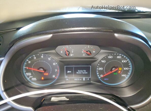 1G1ZB5ST4JF189295 2018 CHEVROLET MALIBU Black ხელსაწყოთა პანელის ხედი