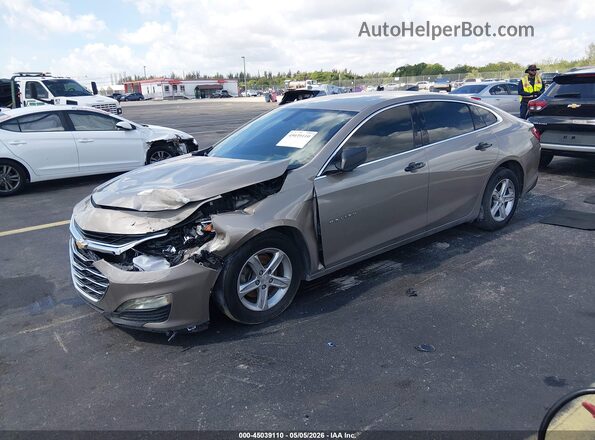 1G1ZB5ST4NF215769 2022 CHEVROLET MALIBU Gray Առջևի ձախ երեք քառորդ տեսարան
