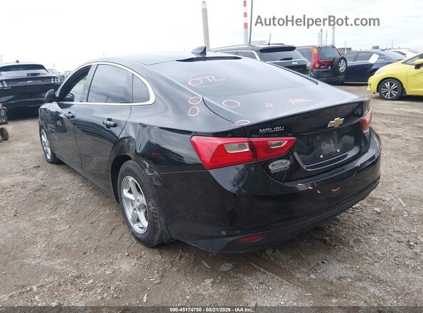1G1ZB5ST5HF154288 2017 CHEVROLET MALIBU Black Задня ліва чверть