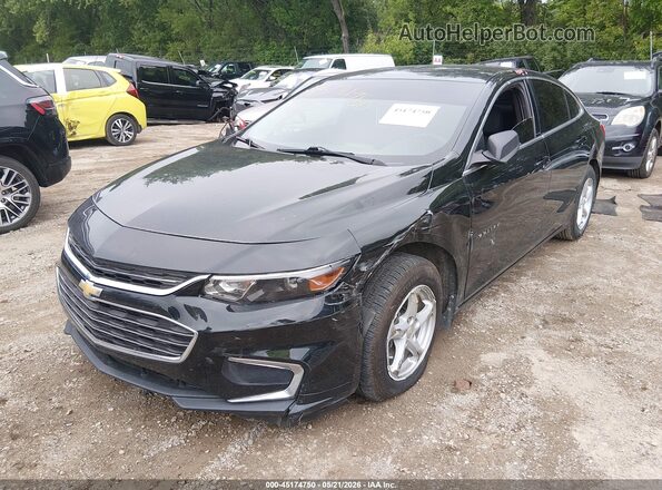 1G1ZB5ST5HF154288 2017 CHEVROLET MALIBU Black Передня ліва чверть