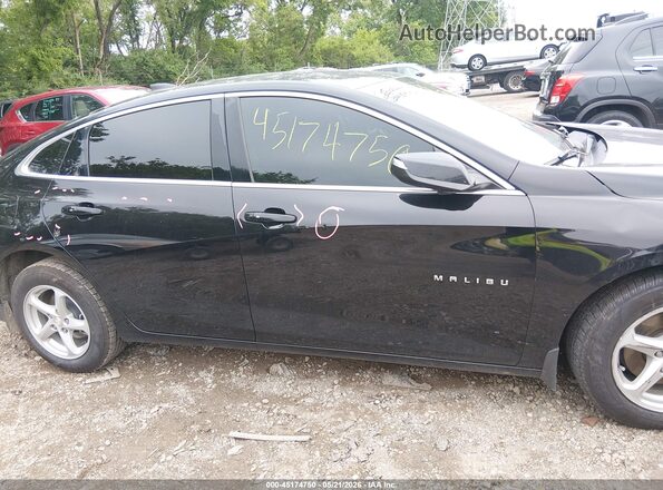 1G1ZB5ST5HF154288 2017 CHEVROLET MALIBU Black Вид задньої частини салону