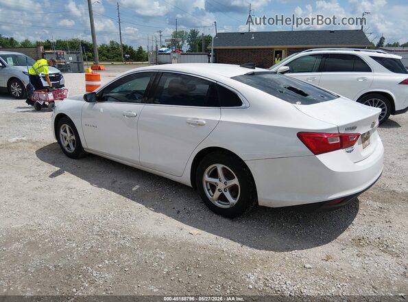 1G1ZB5ST5JF102455 2018 CHEVROLET MALIBU White Հետևի ձախ