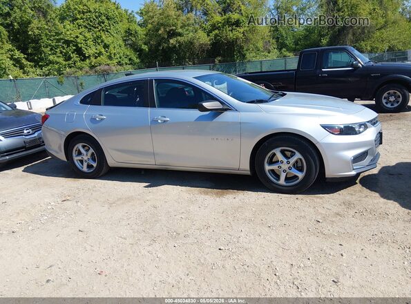 1G1ZB5ST5JF235782 2018 CHEVROLET MALIBU Silver Вид задньої частини салону