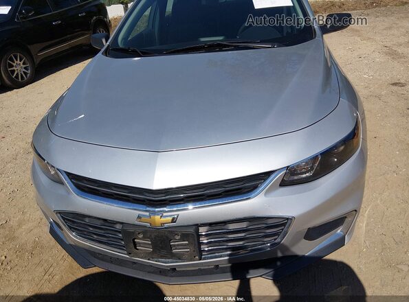1G1ZB5ST5JF235782 2018 CHEVROLET MALIBU Silver Вид щитка приладів