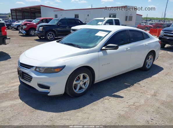 1G1ZB5ST6JF202113 2018 CHEVROLET MALIBU White Vista tres cuartos delantera izquierda