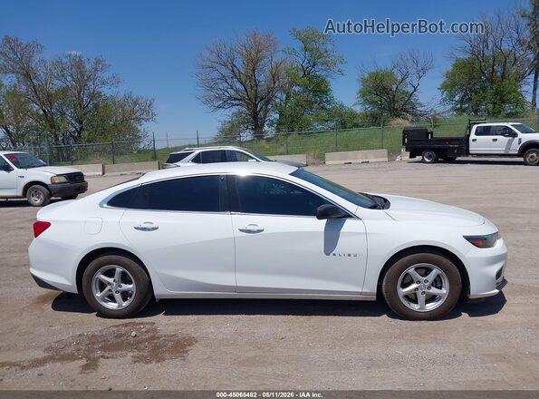 1G1ZB5ST6JF202113 2018 CHEVROLET MALIBU White Vista interior trasera