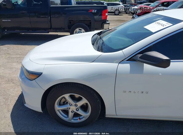 1G1ZB5ST6JF202113 2018 CHEVROLET MALIBU White 