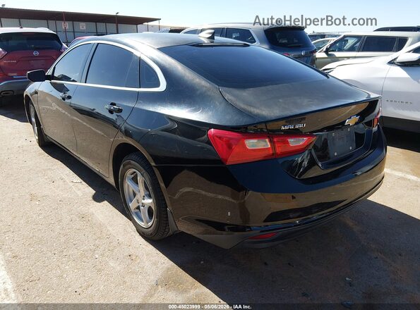 1G1ZB5ST6JF238027 2018 CHEVROLET MALIBU Black Rear left