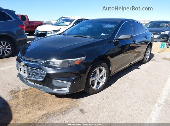 1G1ZB5ST6JF238027 2018 CHEVROLET MALIBU Black Front left