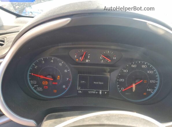 1G1ZB5ST6LF031155 2020 CHEVROLET MALIBU Black Вид щитка приладів