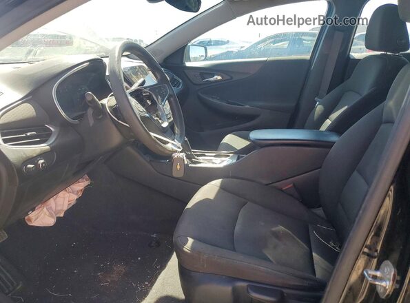 1G1ZB5ST6LF031155 2020 CHEVROLET MALIBU Black Вид салону спереду