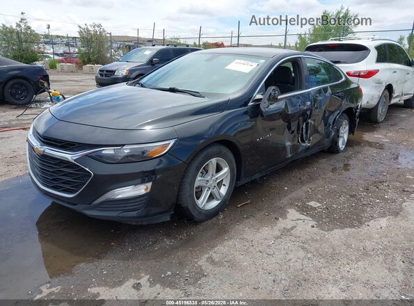 1G1ZB5ST6LF118568 2020 CHEVROLET MALIBU Black Przód lewy