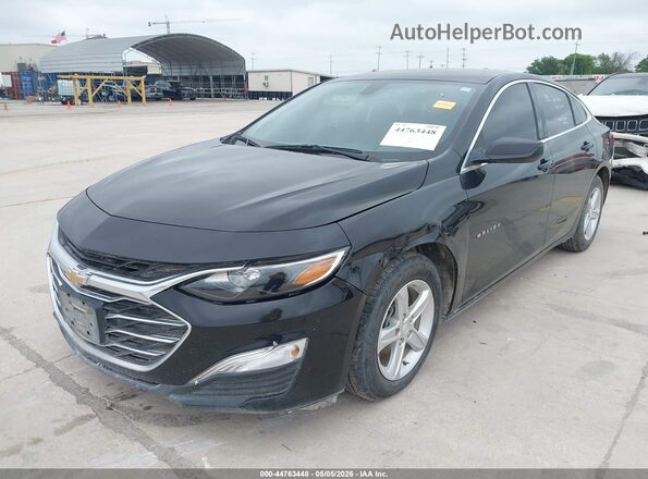 1G1ZB5ST6NF189935 2022 CHEVROLET MALIBU Black Առջևի ձախ երեք քառորդ տեսարան