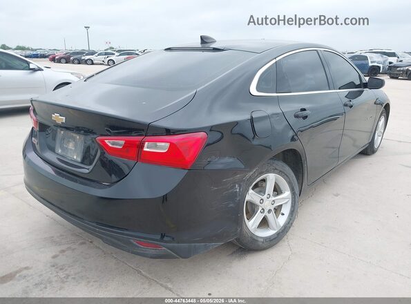 1G1ZB5ST6NF189935 2022 CHEVROLET MALIBU Black Հետևի աջ