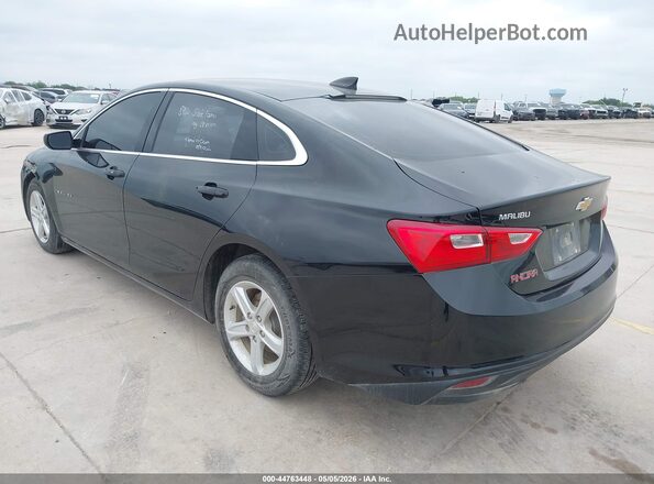 1G1ZB5ST6NF189935 2022 CHEVROLET MALIBU Black Հետևի ձախ