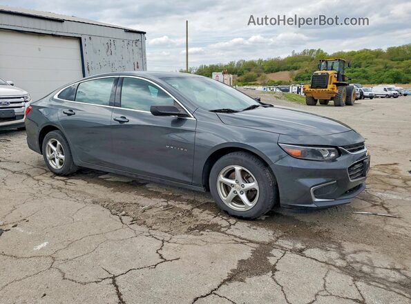1G1ZB5ST7HF207895 2017 CHEVROLET MALIBU Gray 