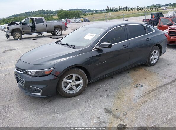 1G1ZB5ST7JF205926 2018 CHEVROLET MALIBU Gray Front left