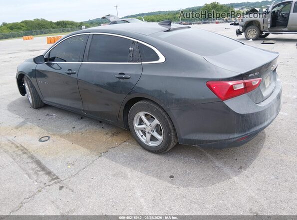 1G1ZB5ST7JF205926 2018 CHEVROLET MALIBU Gray Rear left