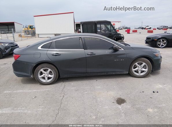 1G1ZB5ST7JF205926 2018 CHEVROLET MALIBU Gray Rear interior view