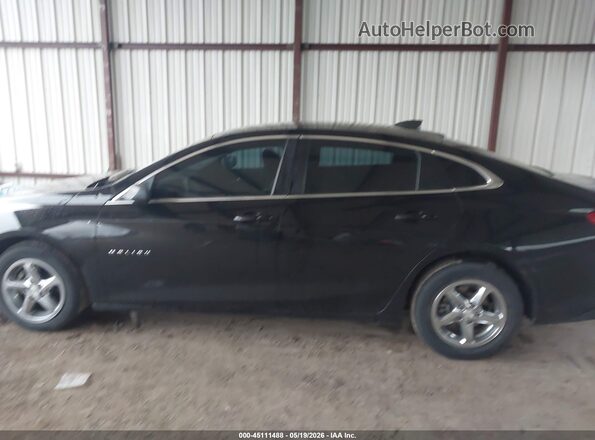 1G1ZB5ST7JF274129 2018 CHEVROLET MALIBU Black Вид задньої частини салону