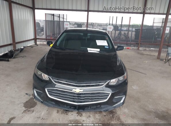 1G1ZB5ST7JF274129 2018 CHEVROLET MALIBU Black Вид панелі приладів