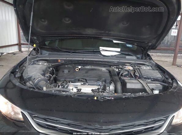 1G1ZB5ST7JF274129 2018 CHEVROLET MALIBU Black Вид ззаду