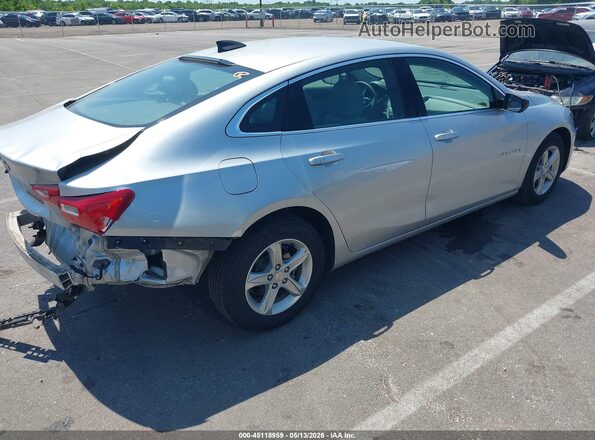 1G1ZB5ST7JF293909 2018 CHEVROLET MALIBU Silver Trasero derecho