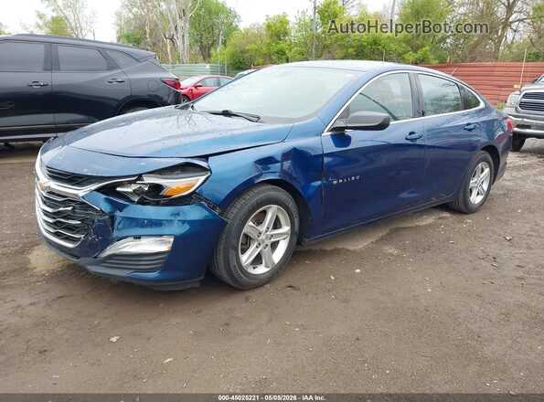 1G1ZB5ST7KF215003 2019 CHEVROLET MALIBU Blue Przód lewy