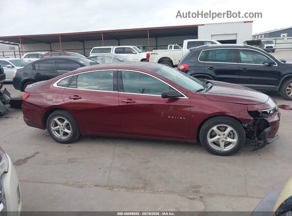 1G1ZB5ST8GF274066 2016 CHEVROLET MALIBU Burgundy 