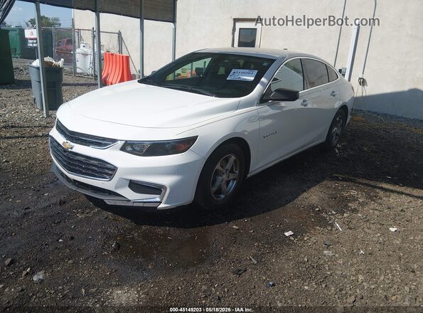 1G1ZB5ST8HF133483 2017 CHEVROLET MALIBU White Vista tres cuartos delantera izquierda