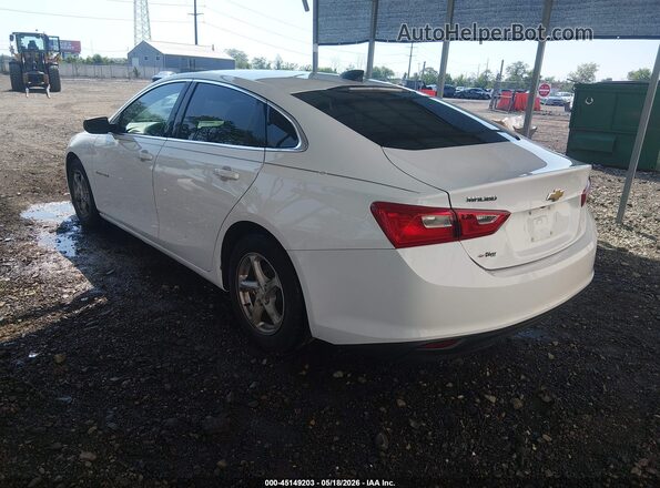 1G1ZB5ST8HF133483 2017 CHEVROLET MALIBU White Trasero izquierdo