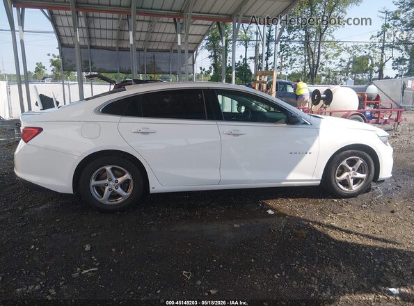 1G1ZB5ST8HF133483 2017 CHEVROLET MALIBU White Vista interior trasera