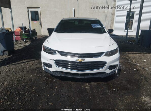 1G1ZB5ST8HF133483 2017 CHEVROLET MALIBU White Vista del cuadro de instrumentos