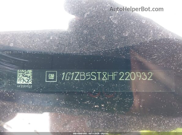 1G1ZB5ST8HF220932 2017 CHEVROLET MALIBU White Engine compartment view
