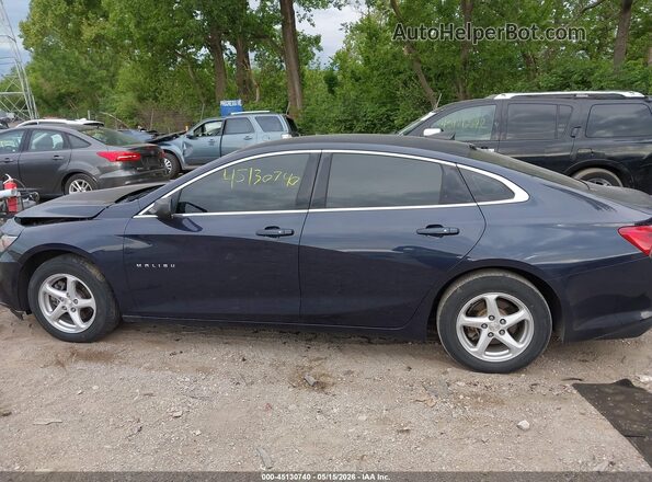 1G1ZB5ST9GF203846 2016 CHEVROLET MALIBU Dark Blue Vista interior trasera