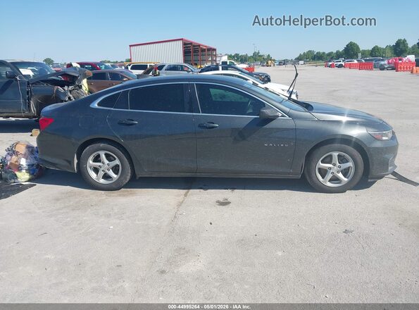 1G1ZB5ST9JF225210 2018 CHEVROLET MALIBU Gray Rear interior view