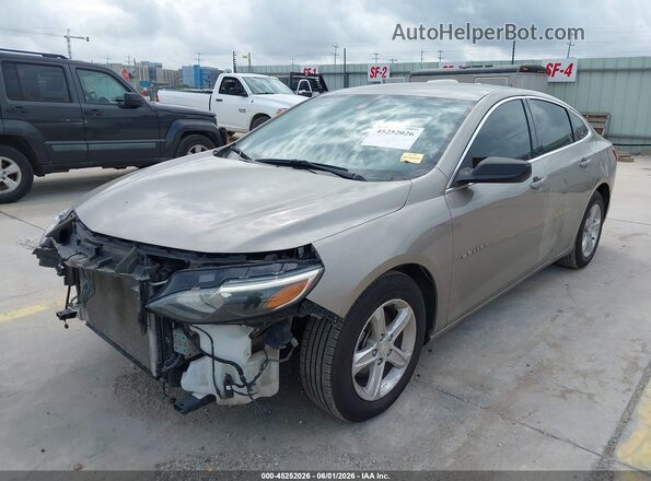 1G1ZB5ST9NF190822 2022 CHEVROLET MALIBU Gold Front left