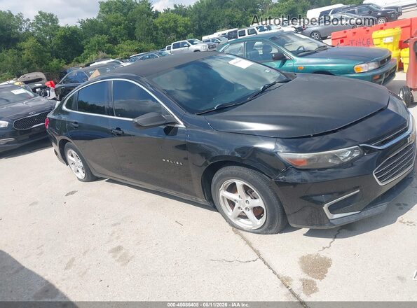 1G1ZB5STXHF209236 2017 CHEVROLET MALIBU Black 