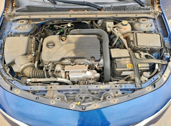 1G1ZB5STXKF214847 2019 CHEVROLET MALIBU Blue Вид задньої частини салону